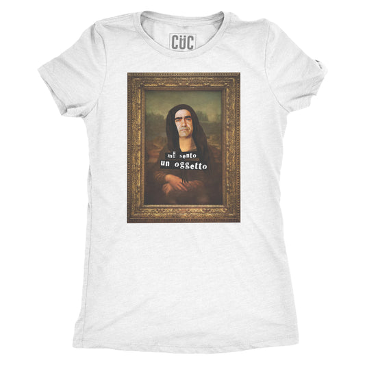 T-Shirt Mi sento un oggetto - Elio versione Gioconda LoL - MUSIC Choose ur color - CUC chooseurcolor