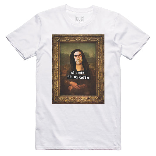 T-Shirt Mi sento un oggetto - Elio versione Gioconda LoL - MUSIC Choose ur color - CUC chooseurcolor