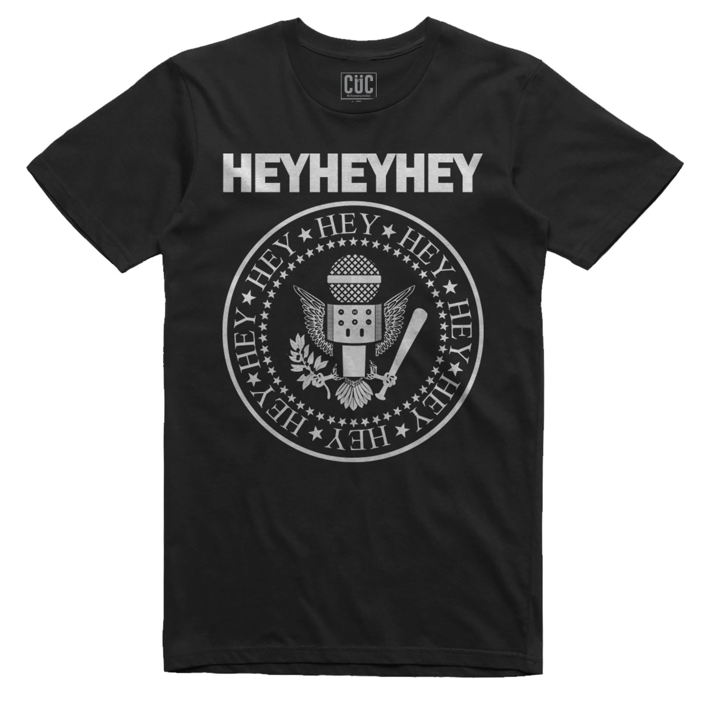 T-Shirt Lol - HEY HEY - Ramones Frank & Elio - #chooseurcolor - CUC chooseurcolor