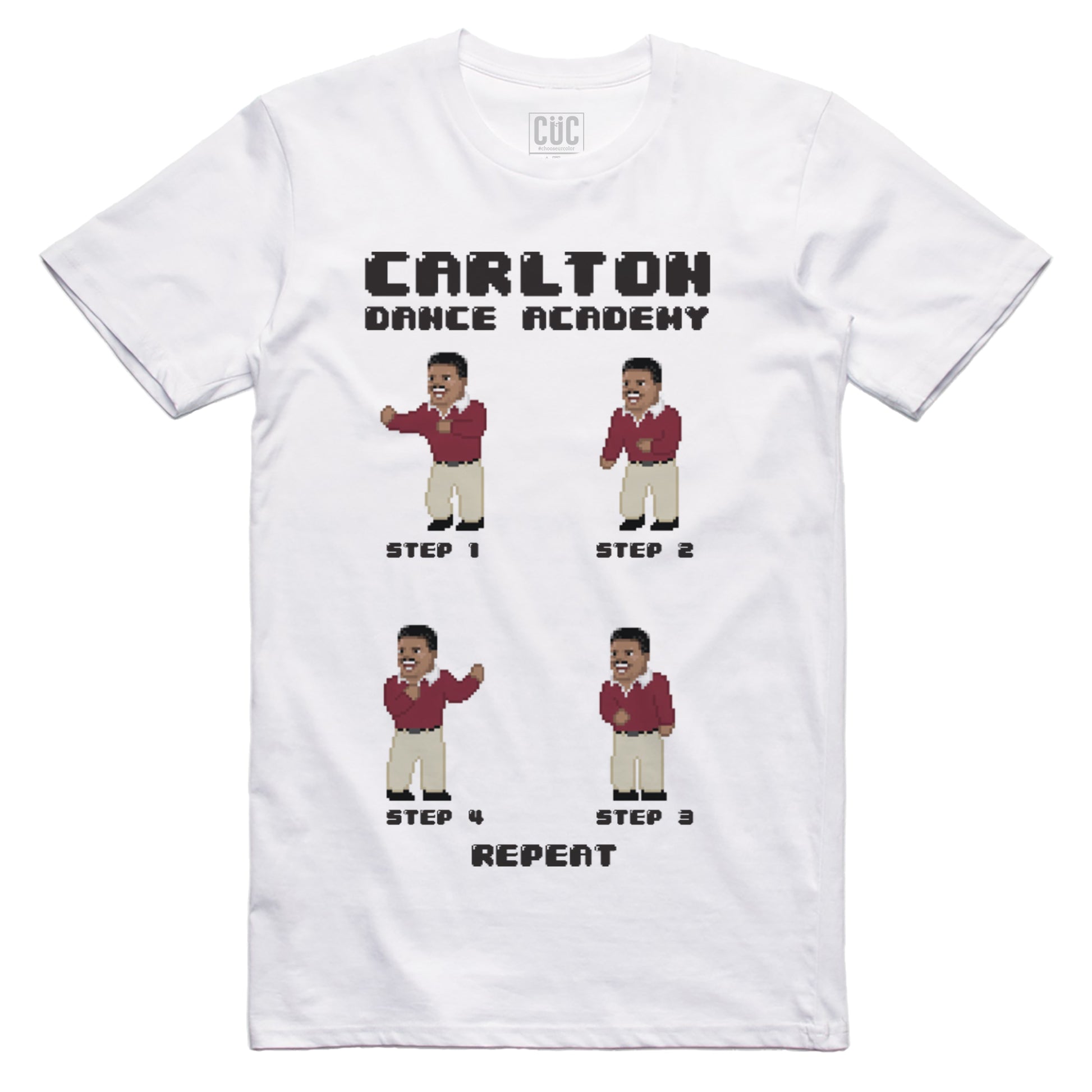 T-Shirt Carlton Dance Academy - Maglia Il principe di Bel-Air - FILM #chooseurcolor - CUC chooseurcolor