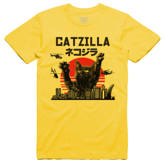 CUC T-Shirt Catzilla - maglia simpatica amanti dei Gatti - Cat Lovers - #chooseurcolor - CUC chooseurcolor