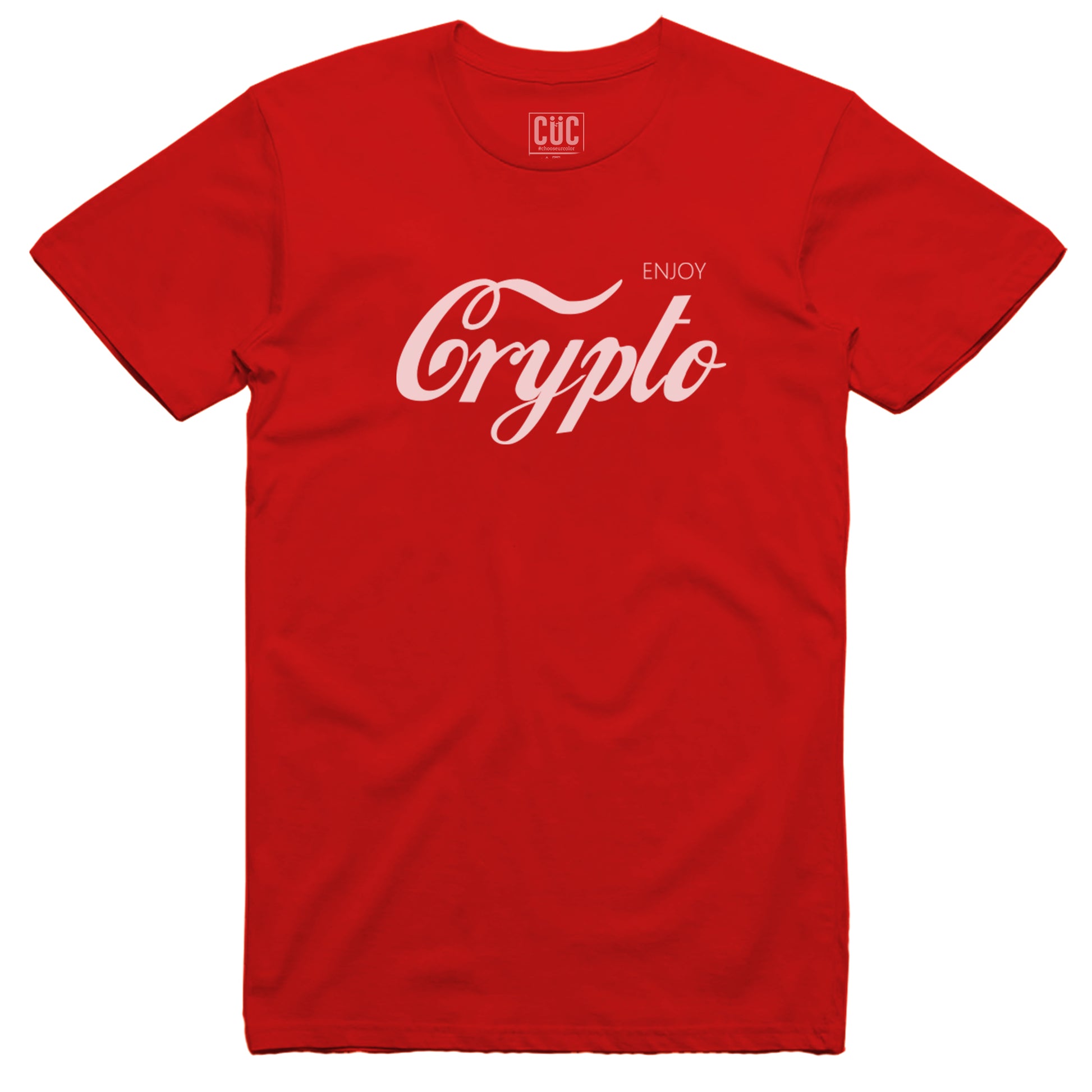 CUC T-Shirt Enjoy Crypto - Maglia bitcoin criptovalute - nft #chooseurcolor - CUC chooseurcolor