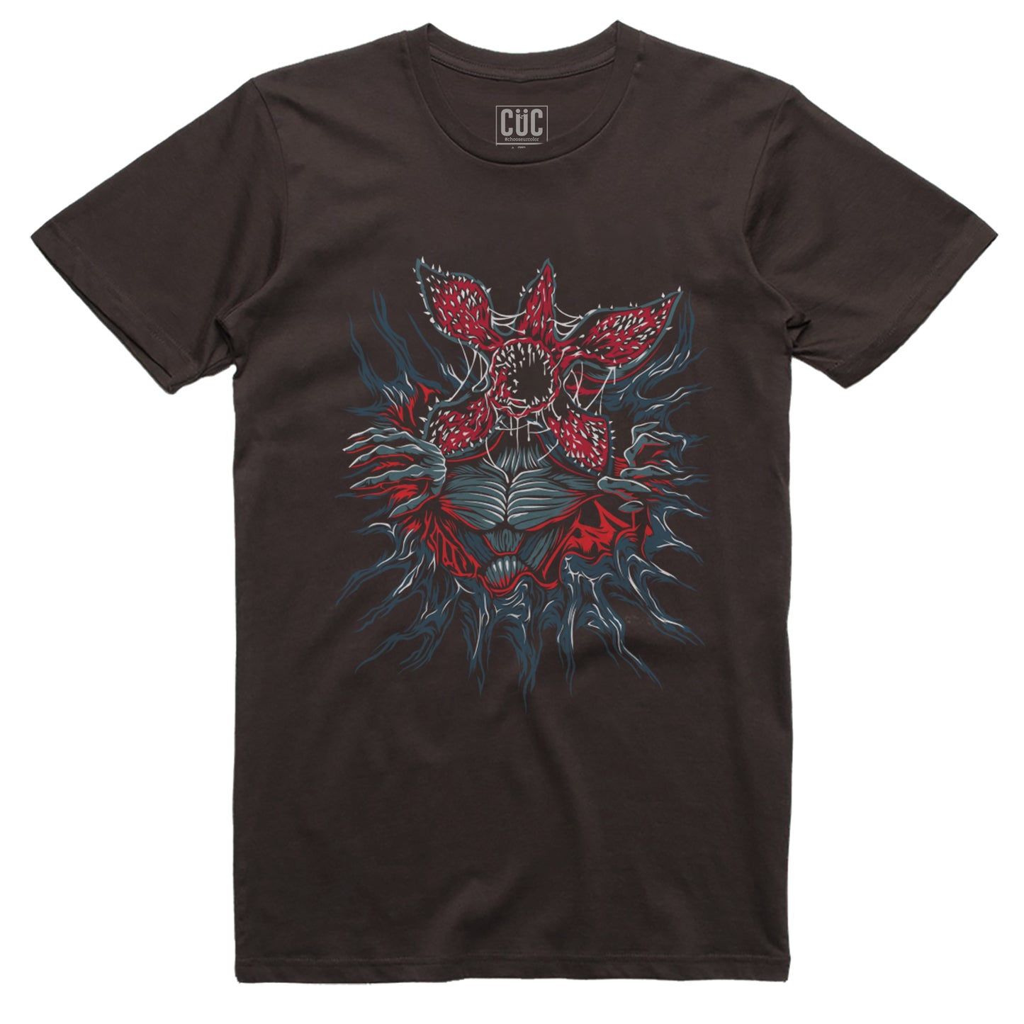 CUC T-Shirt Demogorgon Scratch!- Stranger - #chooseurcolor - CUC chooseurcolor