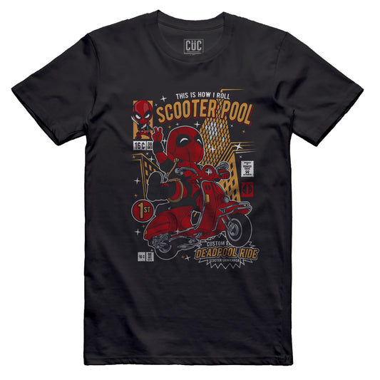 CUC T-Shirt Movie Pop Style - ScooterPool CineComic - #chooseurcolor - CUC chooseurcolor