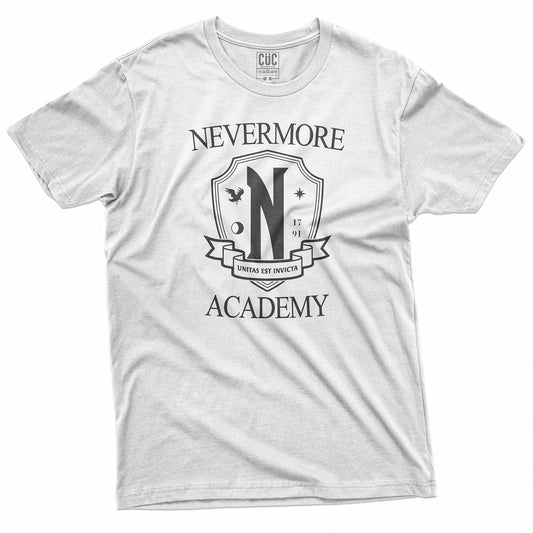 CUC T-Shirt  NEVERMORE -Mercoledì - ADDAMS  #chooseurcolor - CUC chooseurcolor