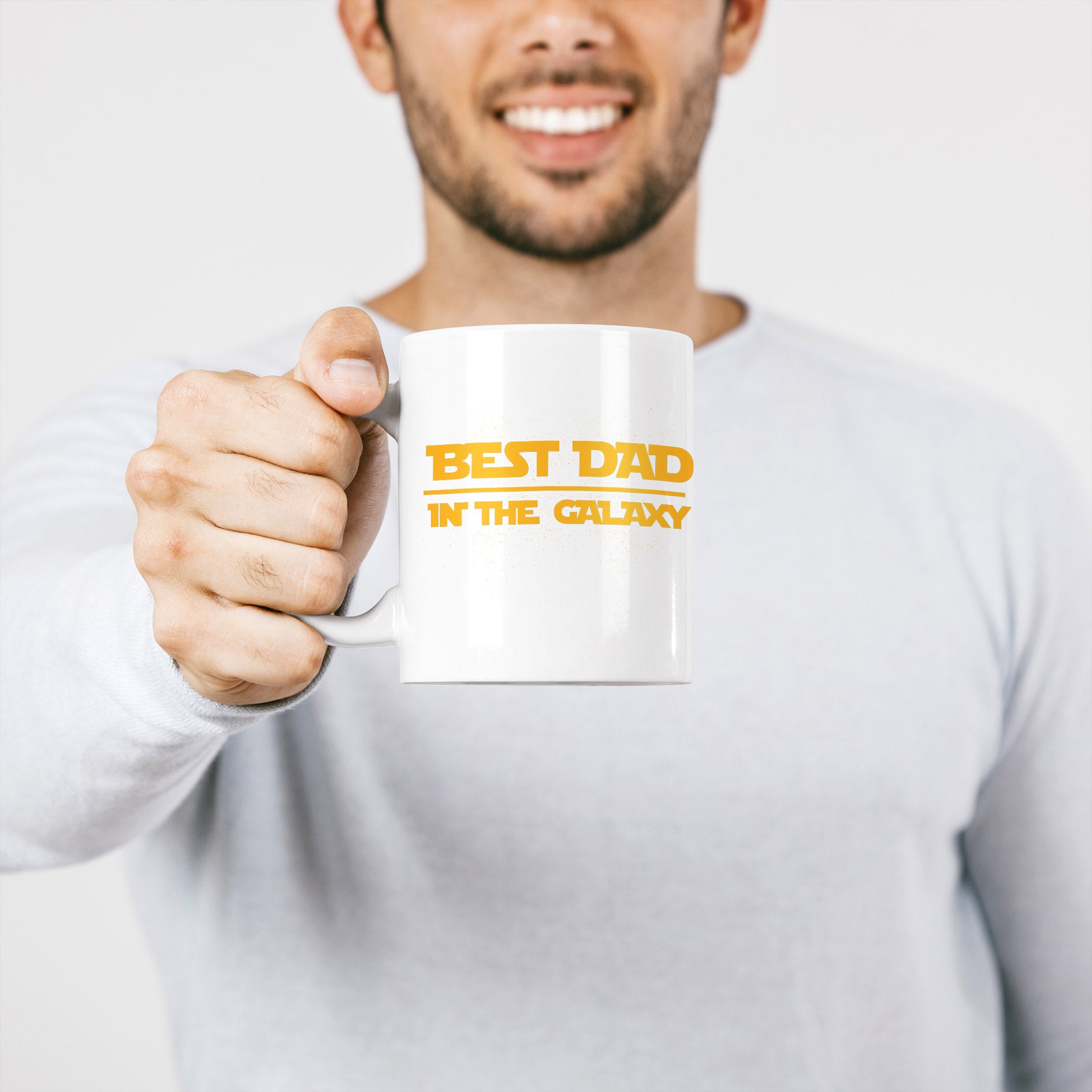 Sandy Brown Tazza Festa del papà - Mug father's Day - Best Dad in the galaxy - Choose ur Color Cuc shop