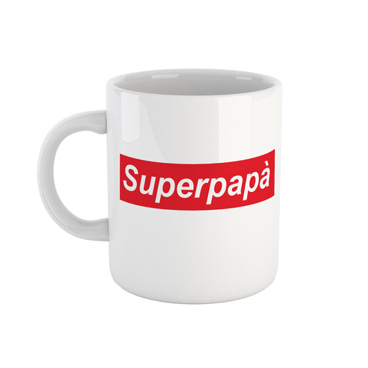 Firebrick Tazza Festa del papà - Mug father's Day - Superpapà- Choose ur Color Cuc shop