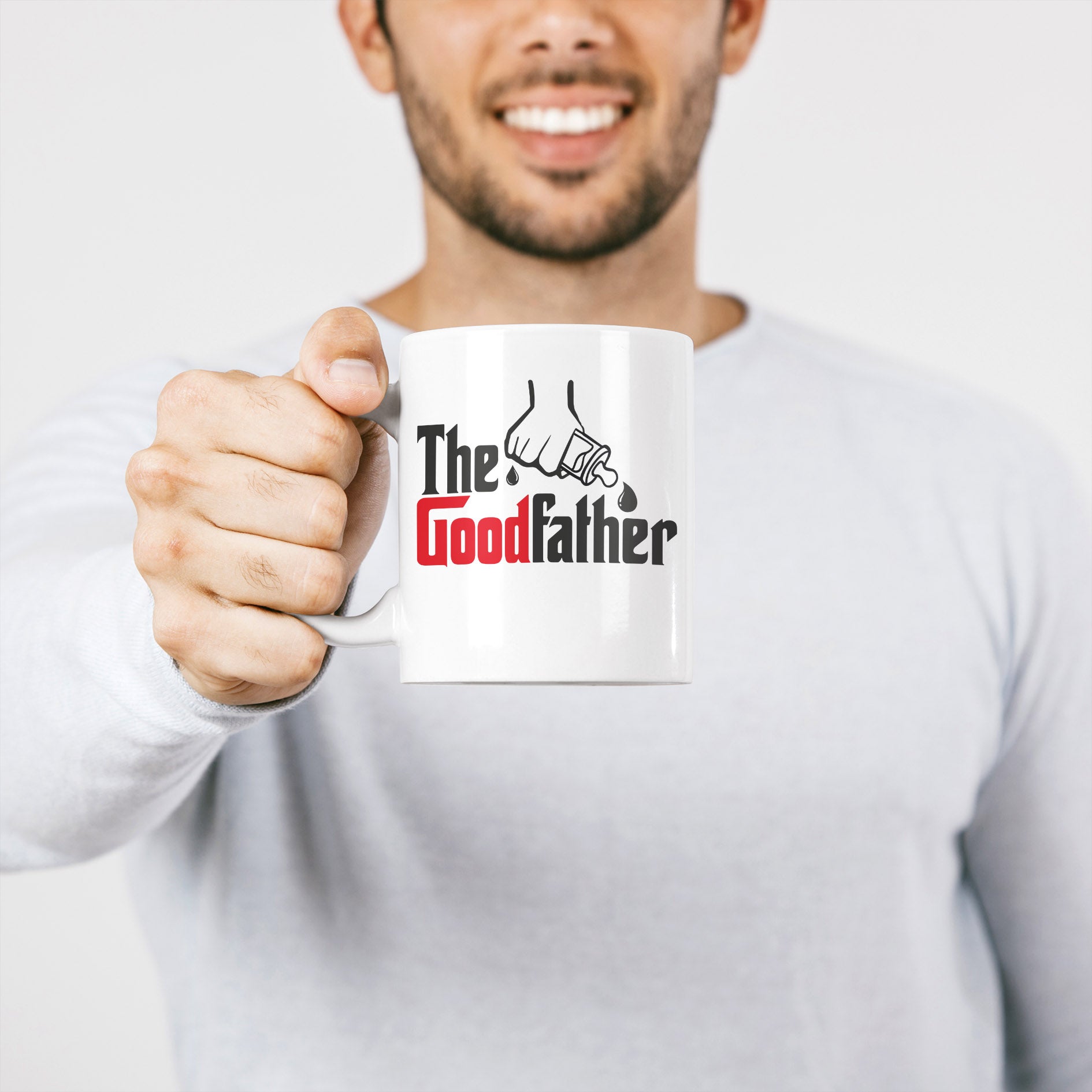 Light Coral Tazza Festa del papà - Mug father's Day - the good father- Choose ur Color Cuc shop