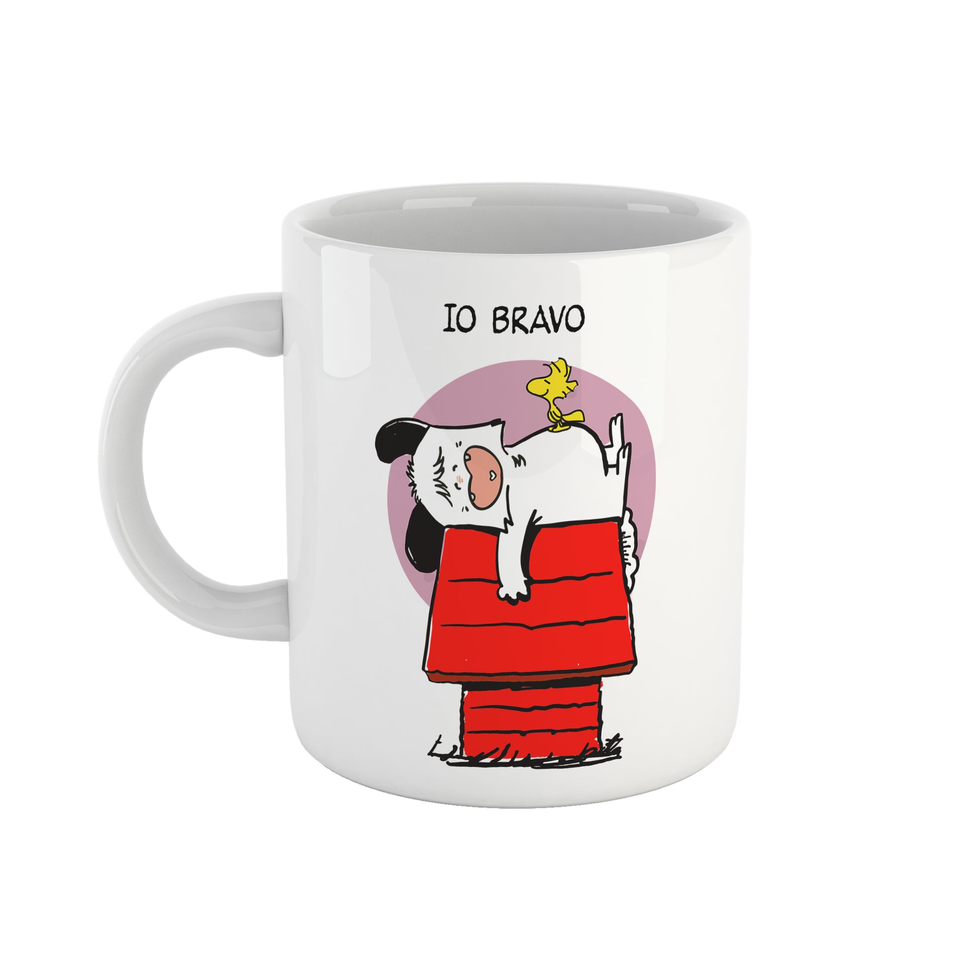 Firebrick Tazza Divertente - Spank like Snoopy - Mug sul Cartoon anni 80 - Eventi Choose ur Color Cuc shop