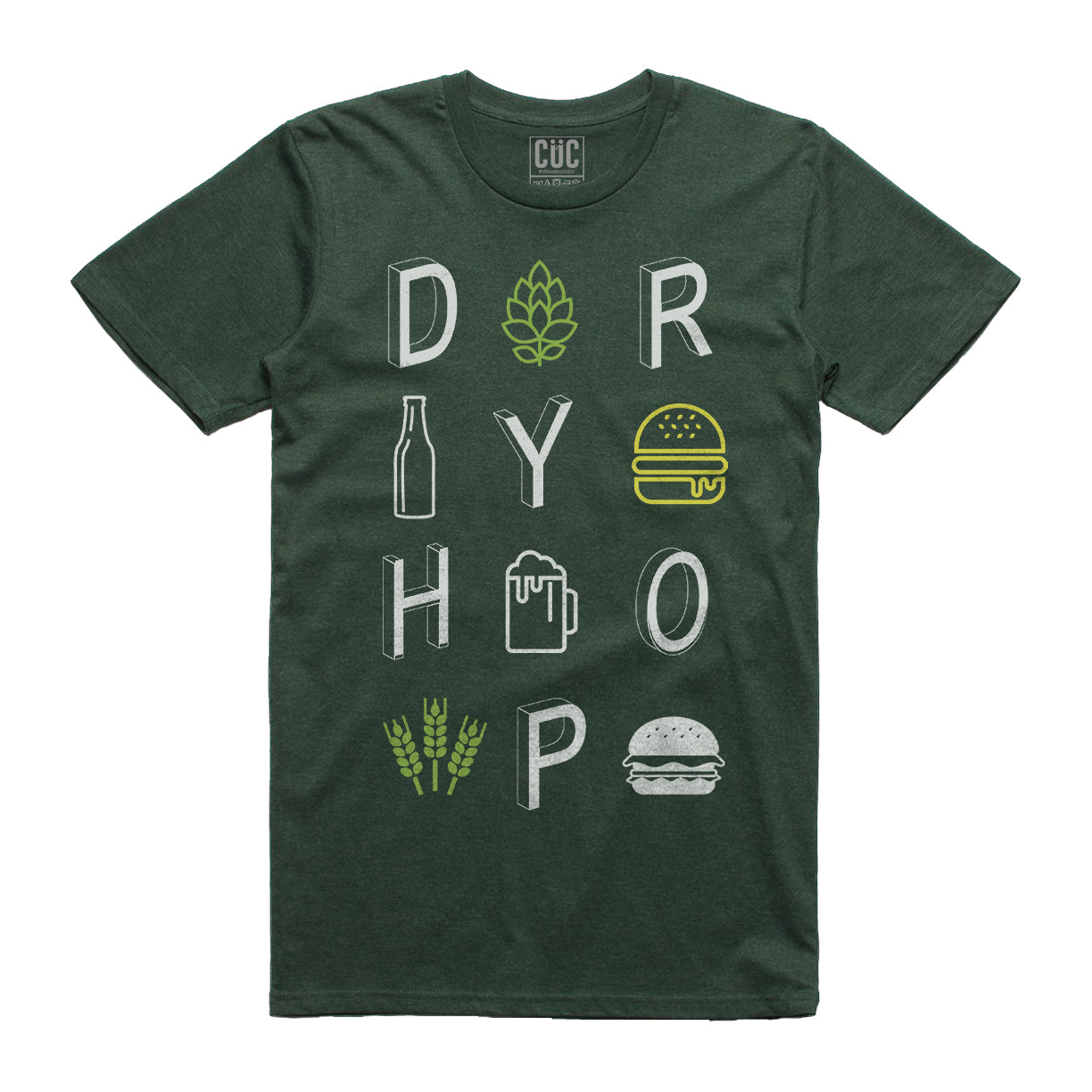 T-SHIRT DRY HOP SYMBOLS - MERCH - CUC chooseurcolor